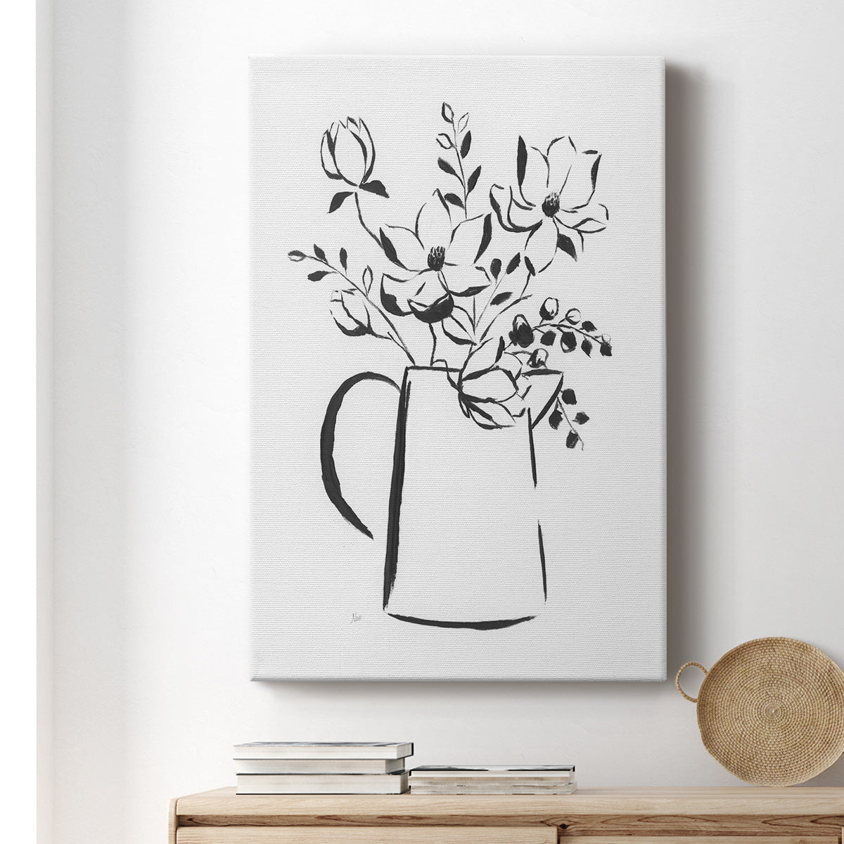 Sketchy Bouquet I - Canvas Art Print