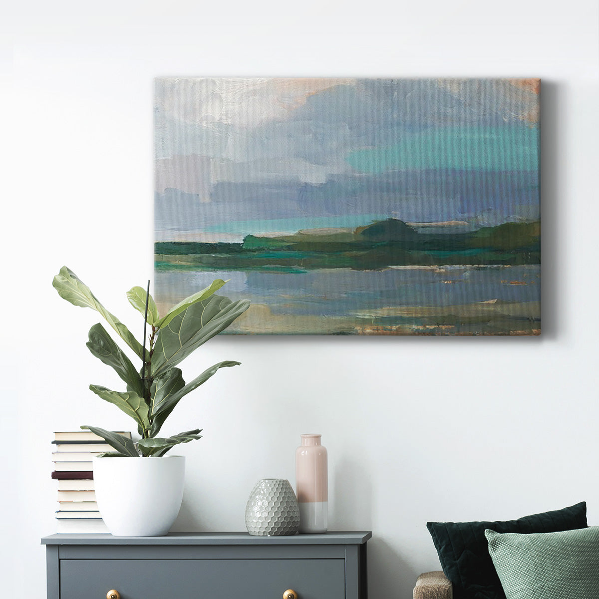 Twilight Vista Study I Premium Gallery Wrapped Canvas - Ready to Hang