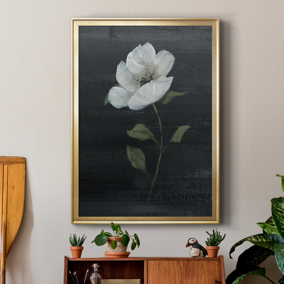 Country Botanical II - Modern Framed Canvas Print