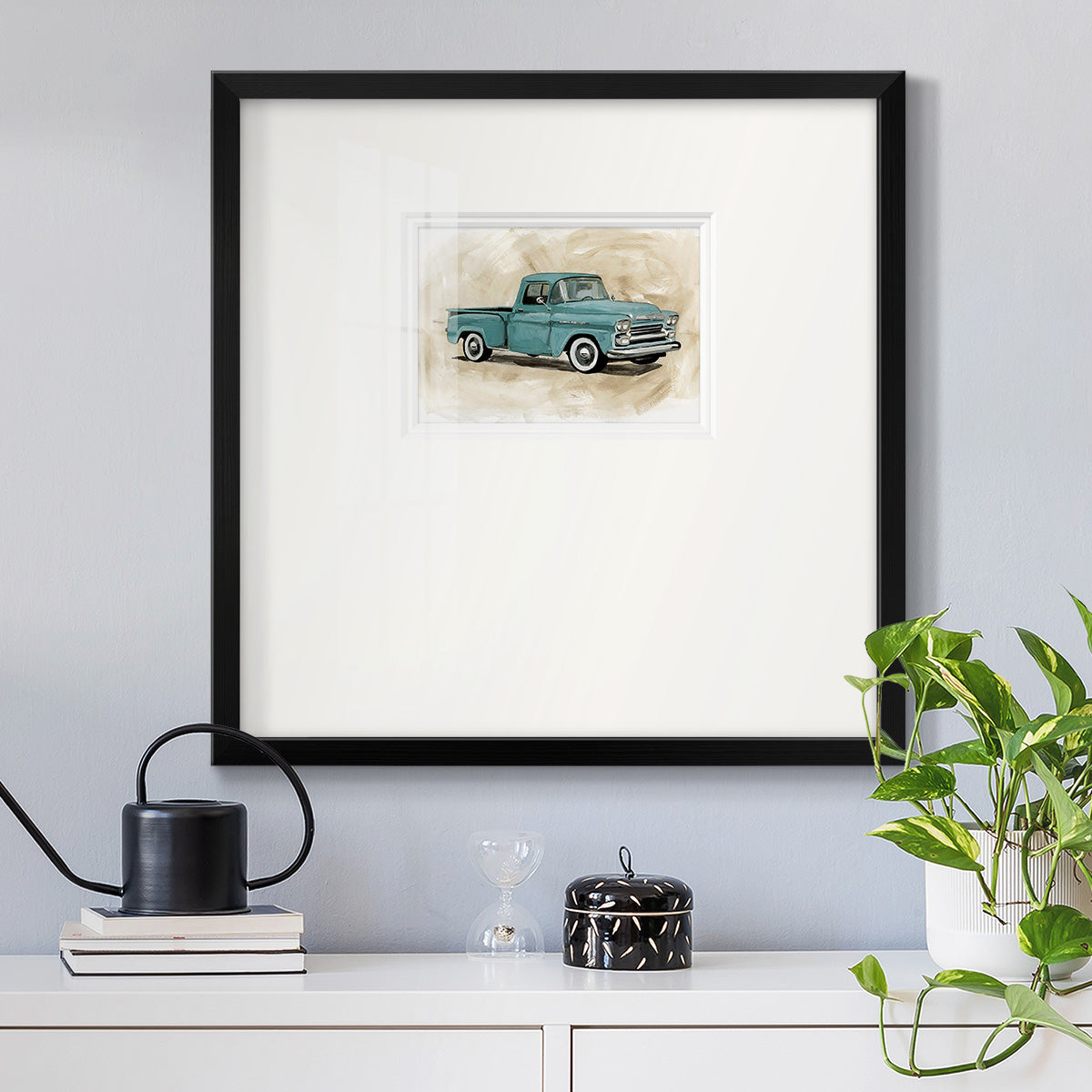 Pickup III Premium Framed Print Double Matboard