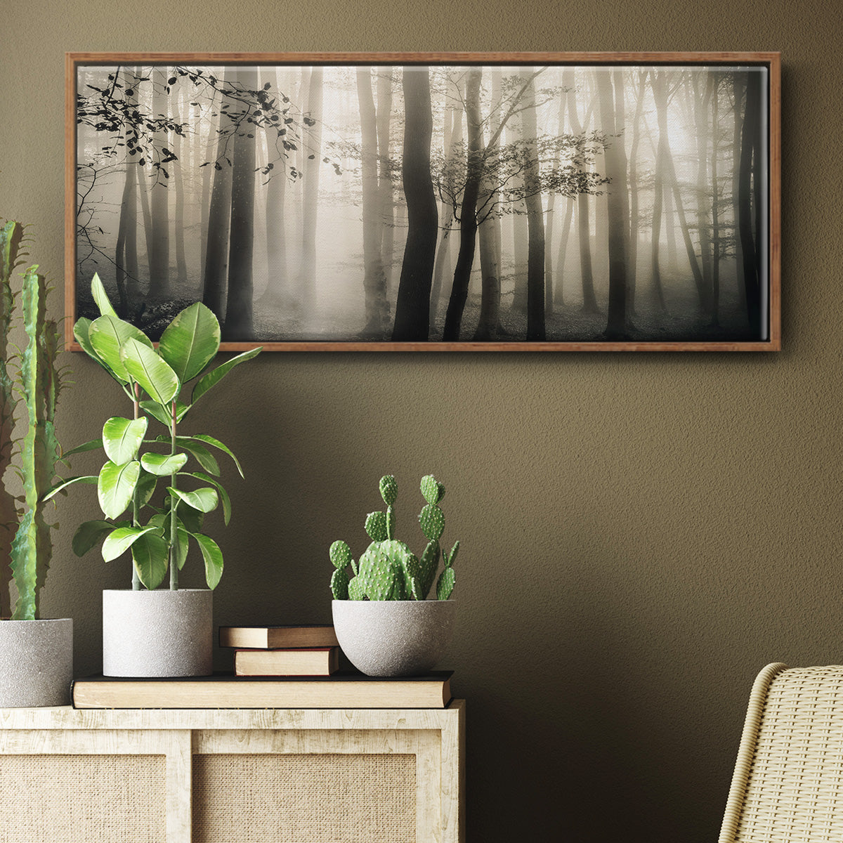 Light is Always There - Floater Framed Canvas Print