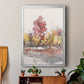 Watercolor Treeline Sketch I - Modern Framed Canvas Print