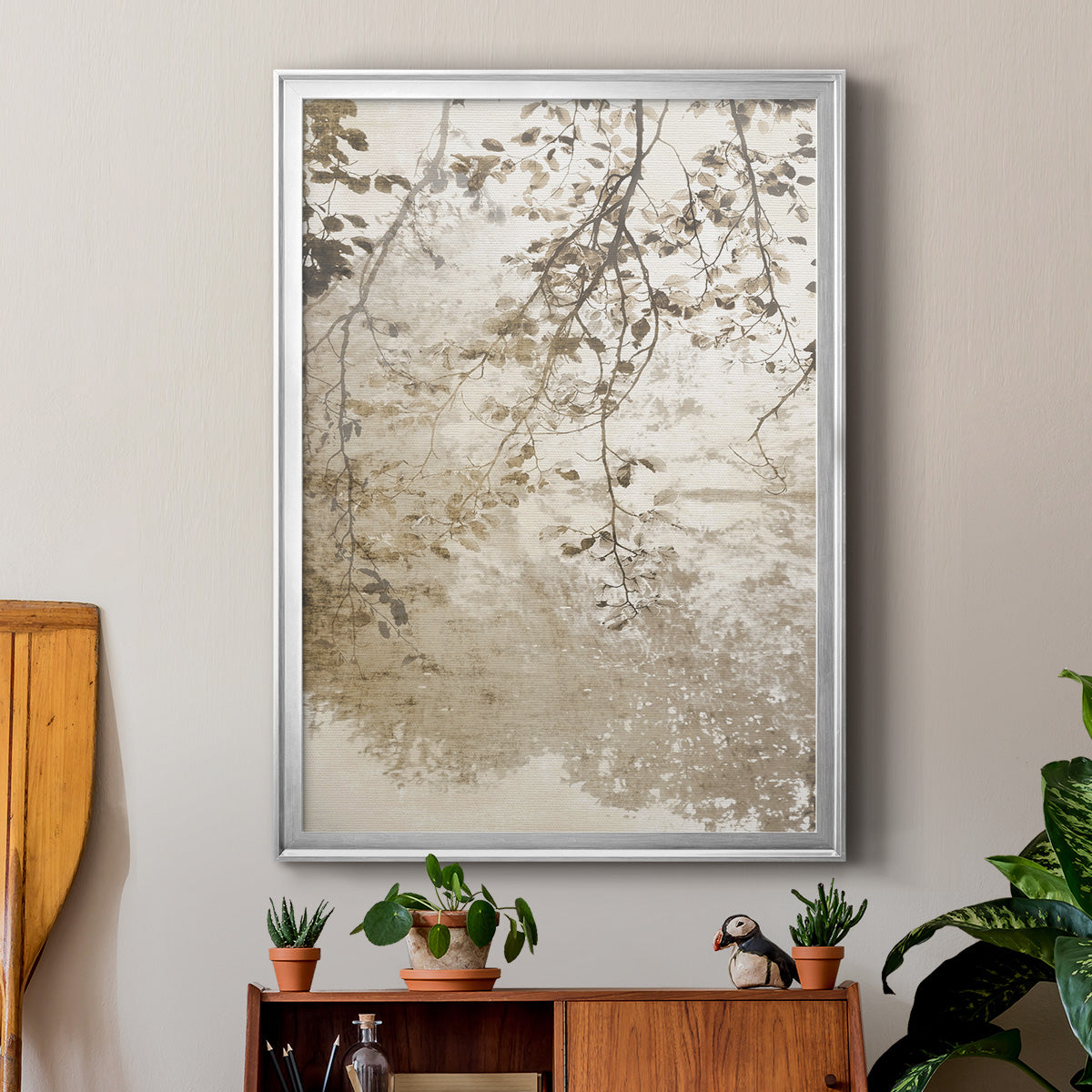 Fresco - Modern Framed Canvas Print