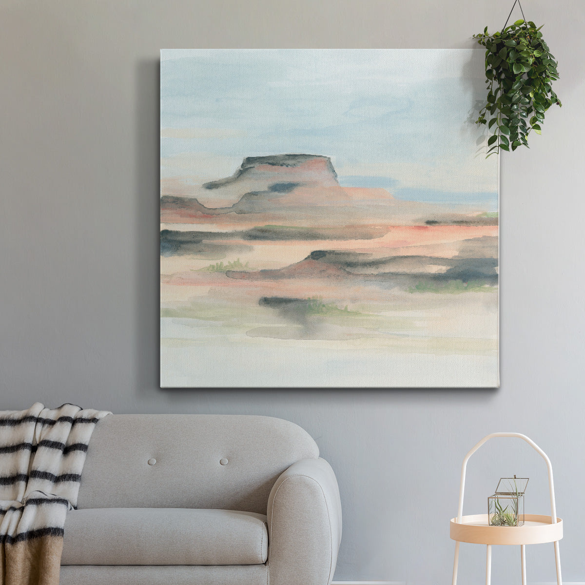 Dusty River Valley II - Canvas Art Print