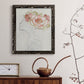 Fashion Floral Silhouette II - Barnwood Framed Canvas Print