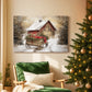 Warm Lantern Carols Lane - Canvas Art Print