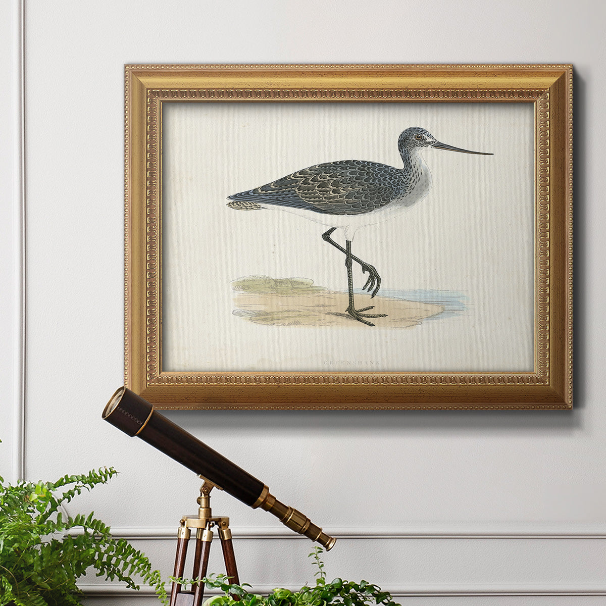 Morris Sandpipers III Premium Framed Canvas- Ready to Hang