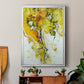 Golden Foliage II - Modern Framed Canvas Print