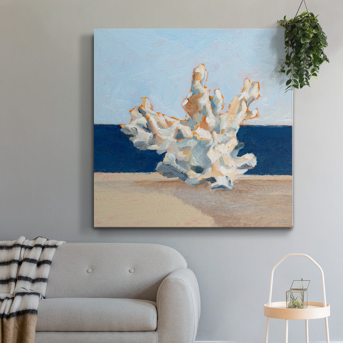 Coral By the Shore IV - Canvas Art Print