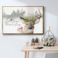 Holiday Deer Collection A - Floater Framed Canvas Print