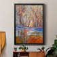 Cadmium Winter Solstice I - Modern Framed Canvas Print