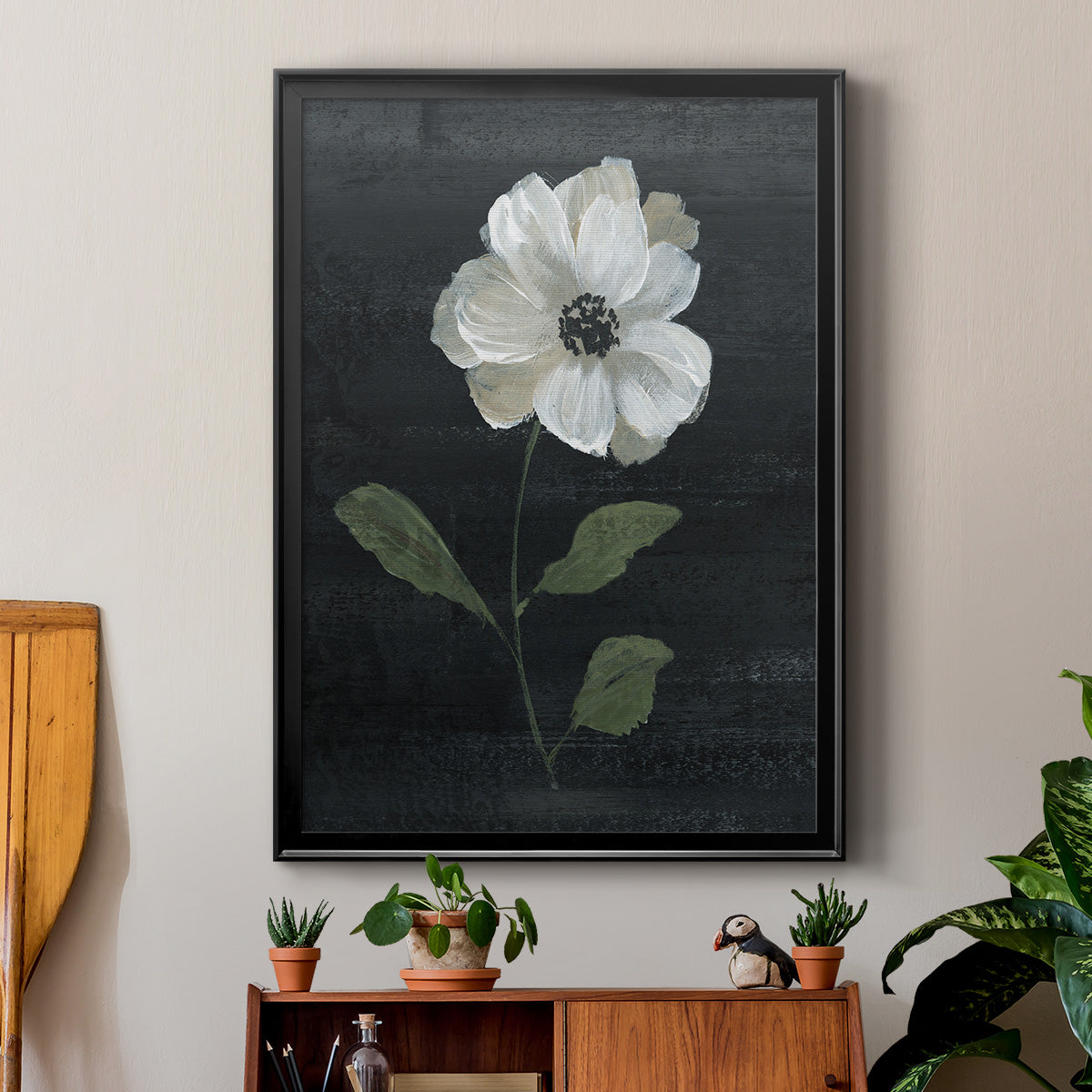 Country Botanical I - Modern Framed Canvas Print