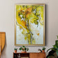 Golden Foliage II - Modern Framed Canvas Print