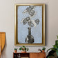 Graphic Flowers in Vase III - Modern Framed Canvas Print