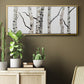 Birch Trees II - Floater Framed Canvas Print