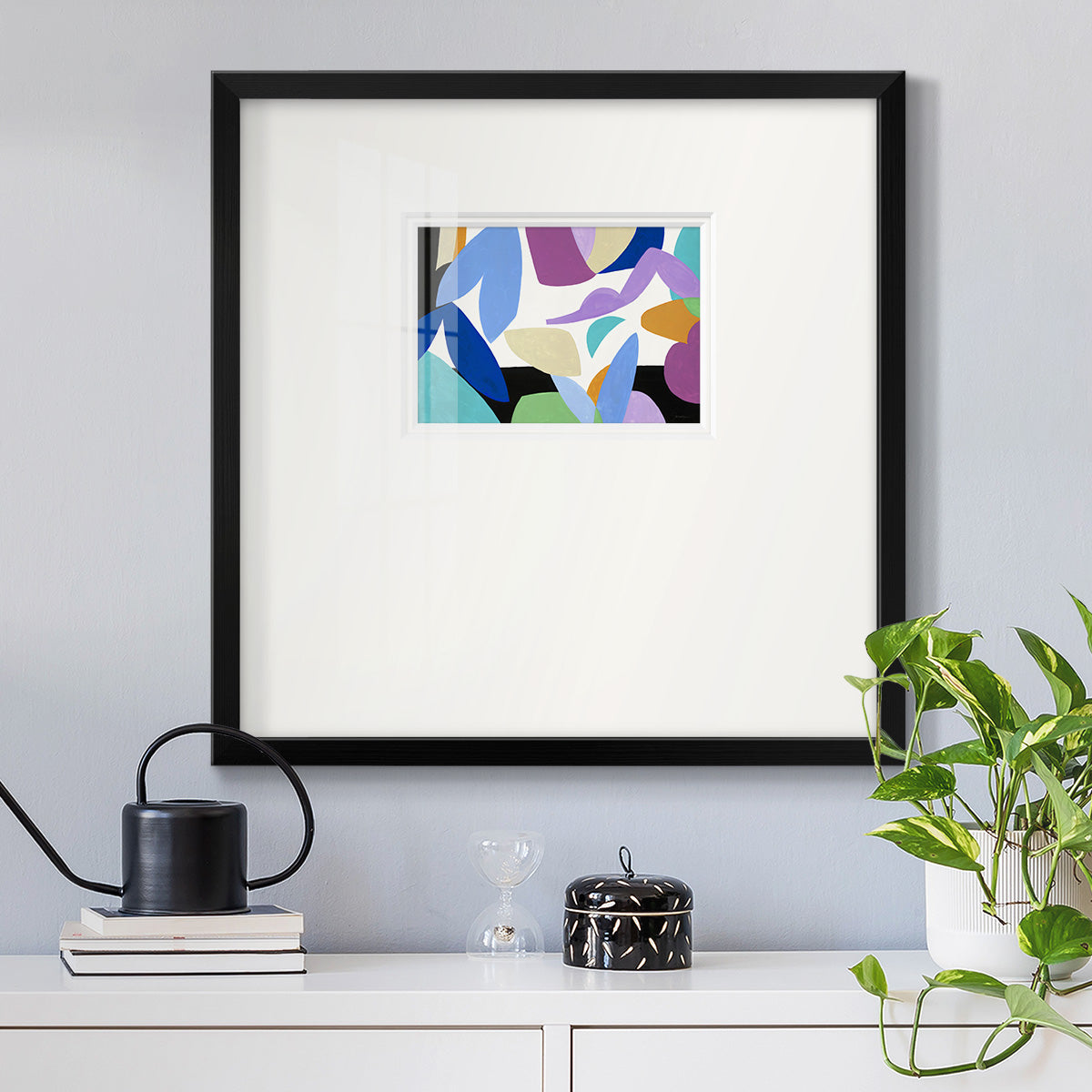 Ode to Matisse II- Premium Framed Print Double Matboard