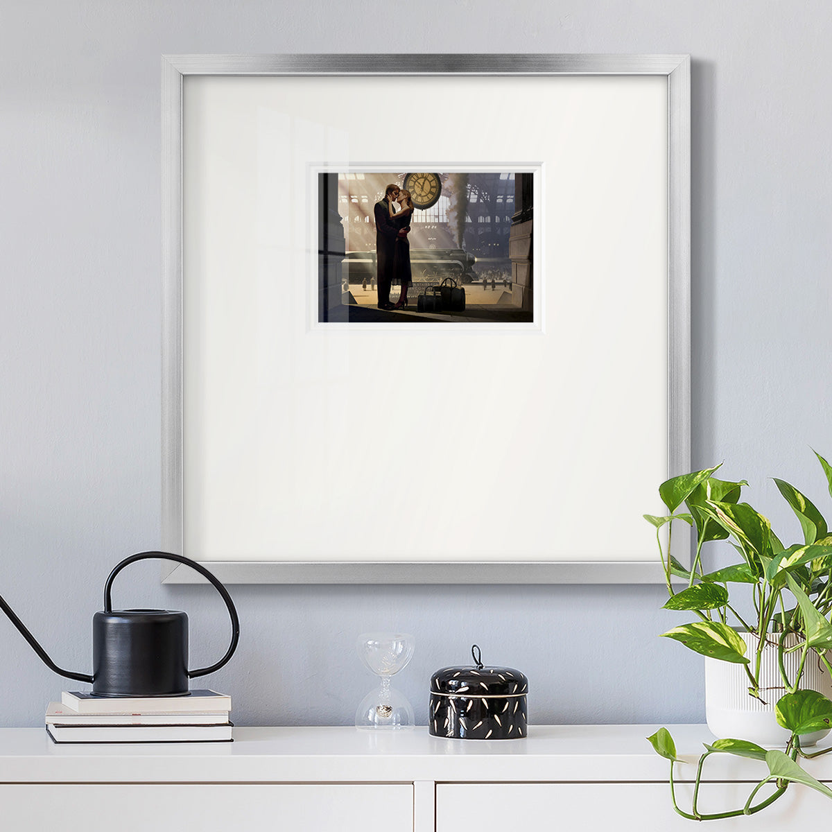 Au Revoir Premium Framed Print Double Matboard