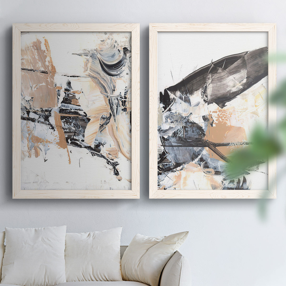 Ruckus III - Premium Framed Canvas 2 Piece Set - Ready to Hang