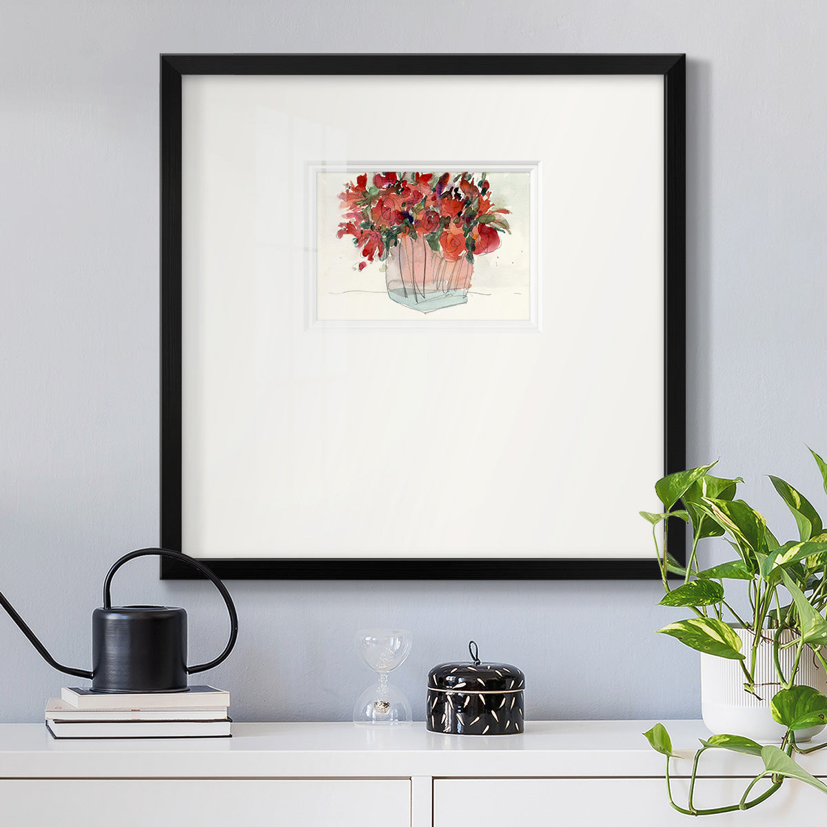 The Small Bunch II Premium Framed Print Double Matboard