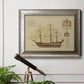 Antique Ship Plan VIII Premium Framed Canvas- Ready to Hang