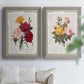 Botanical Bouquet Carnations - Premium Framed Canvas 2 Piece Set - Ready to Hang