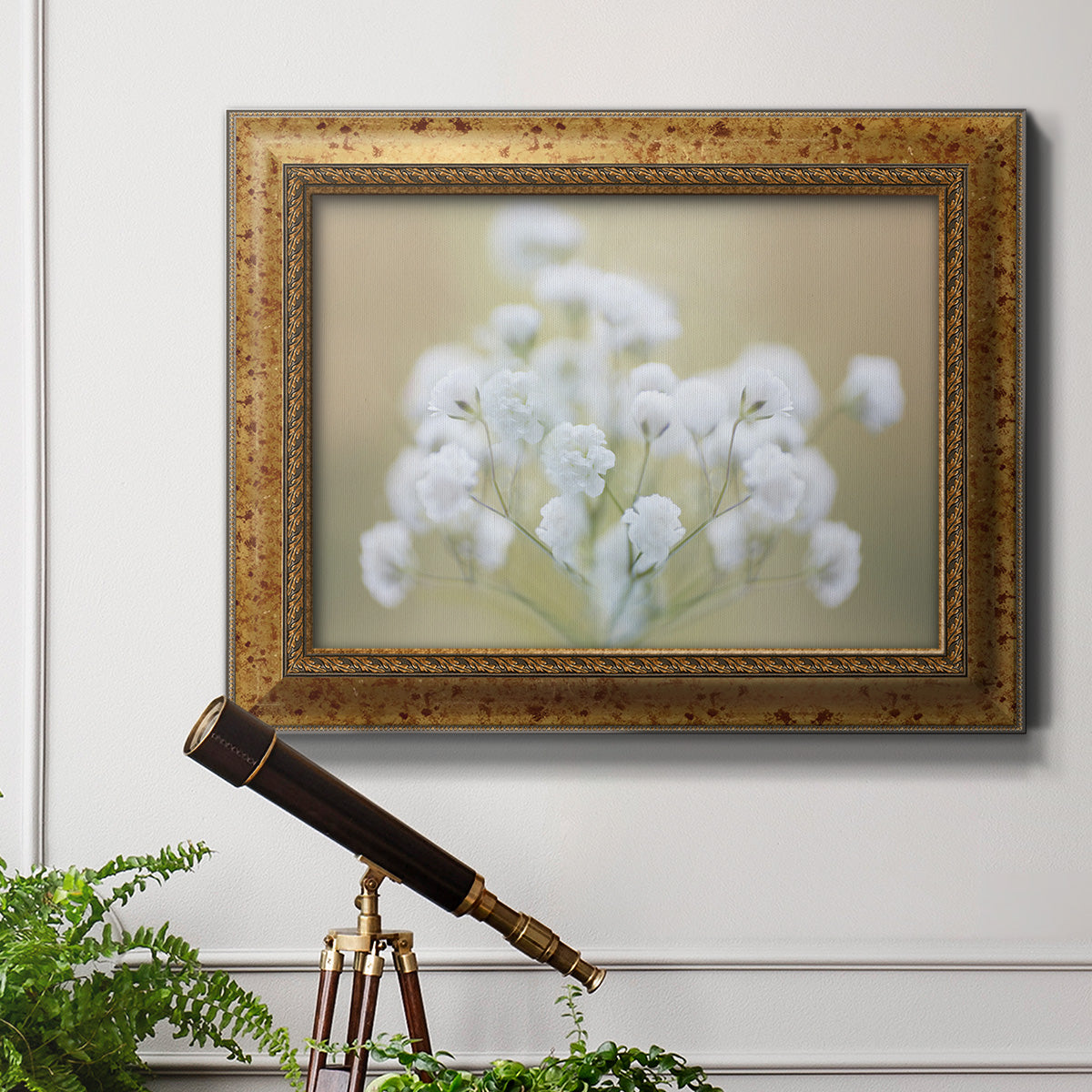 Baby's Breath Study I Premium Framed Canvas- Ready to Hang