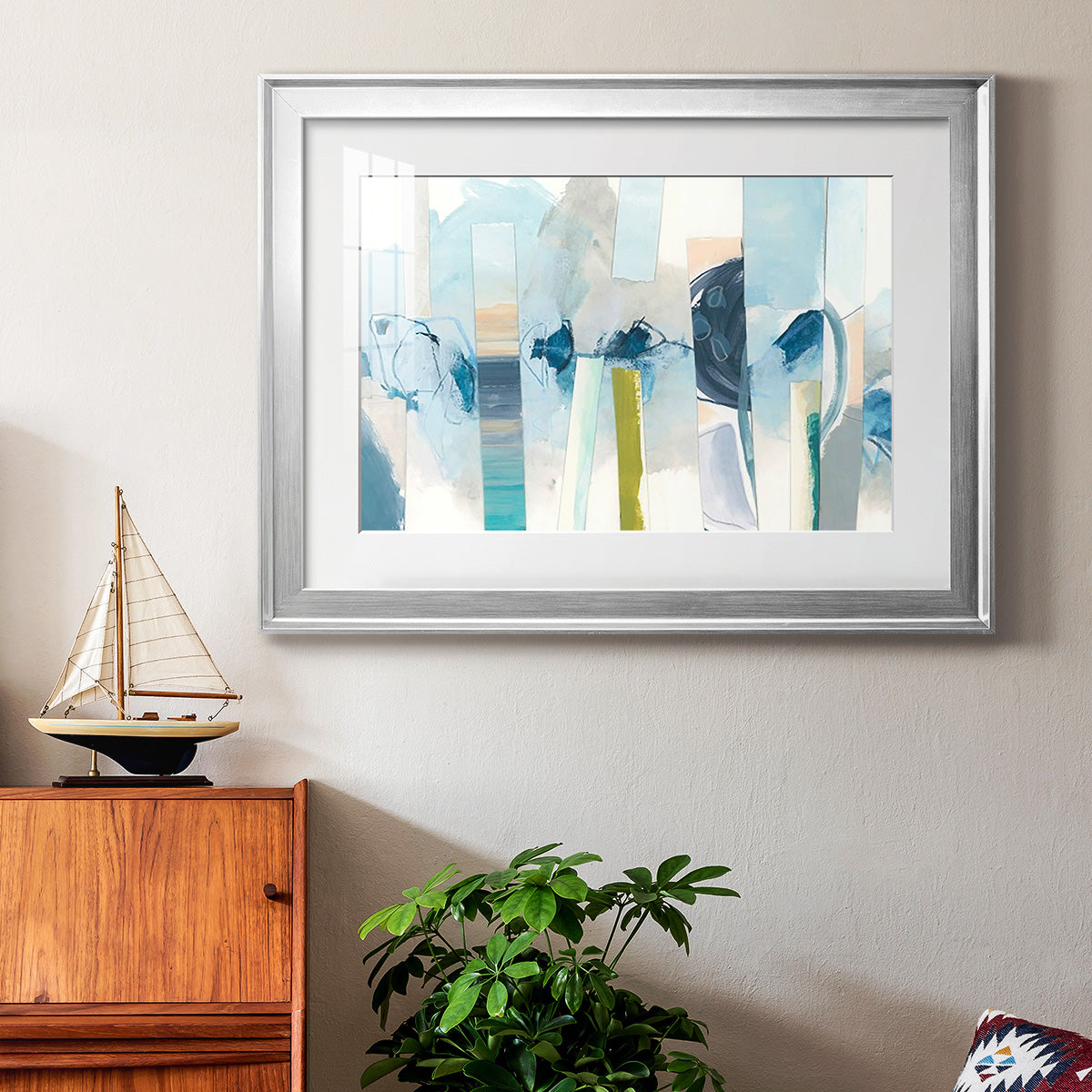 Liquid Strata I - Modern Framed Art Print