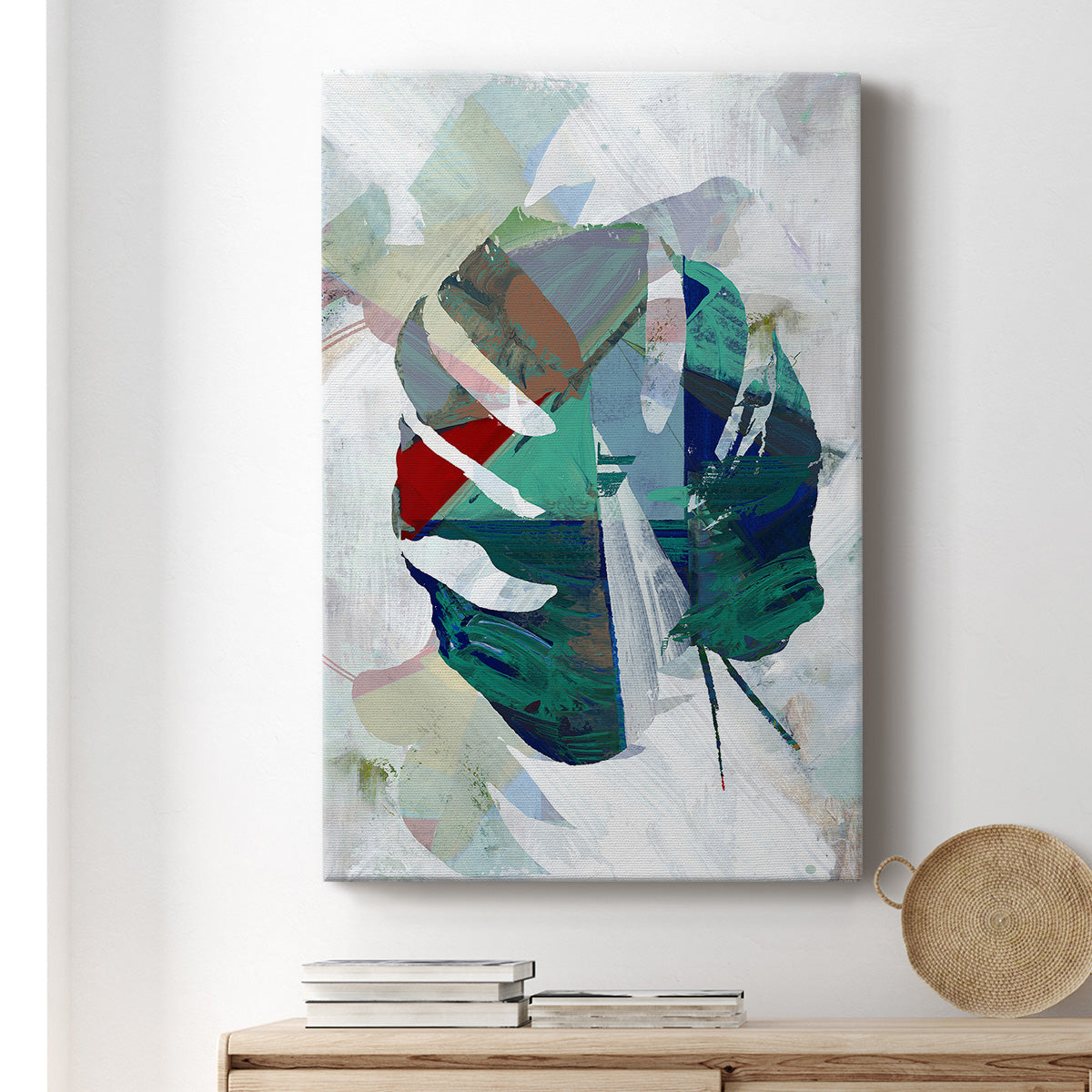 Monstera V Premium Gallery Wrapped Canvas - Ready to Hang