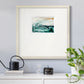 Sea Foam Flow I Premium Framed Print Double Matboard