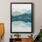 Icicle Range II - Modern Framed Canvas Print