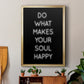 Soul Happy - Modern Framed Canvas Print