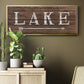 To the Lake - Floater Framed Canvas Print
