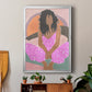 Curly Lady IV - Modern Framed Canvas Print