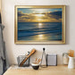 Beach Sunset Surfers Premium Classic Framed Canvas - Ready to Hang