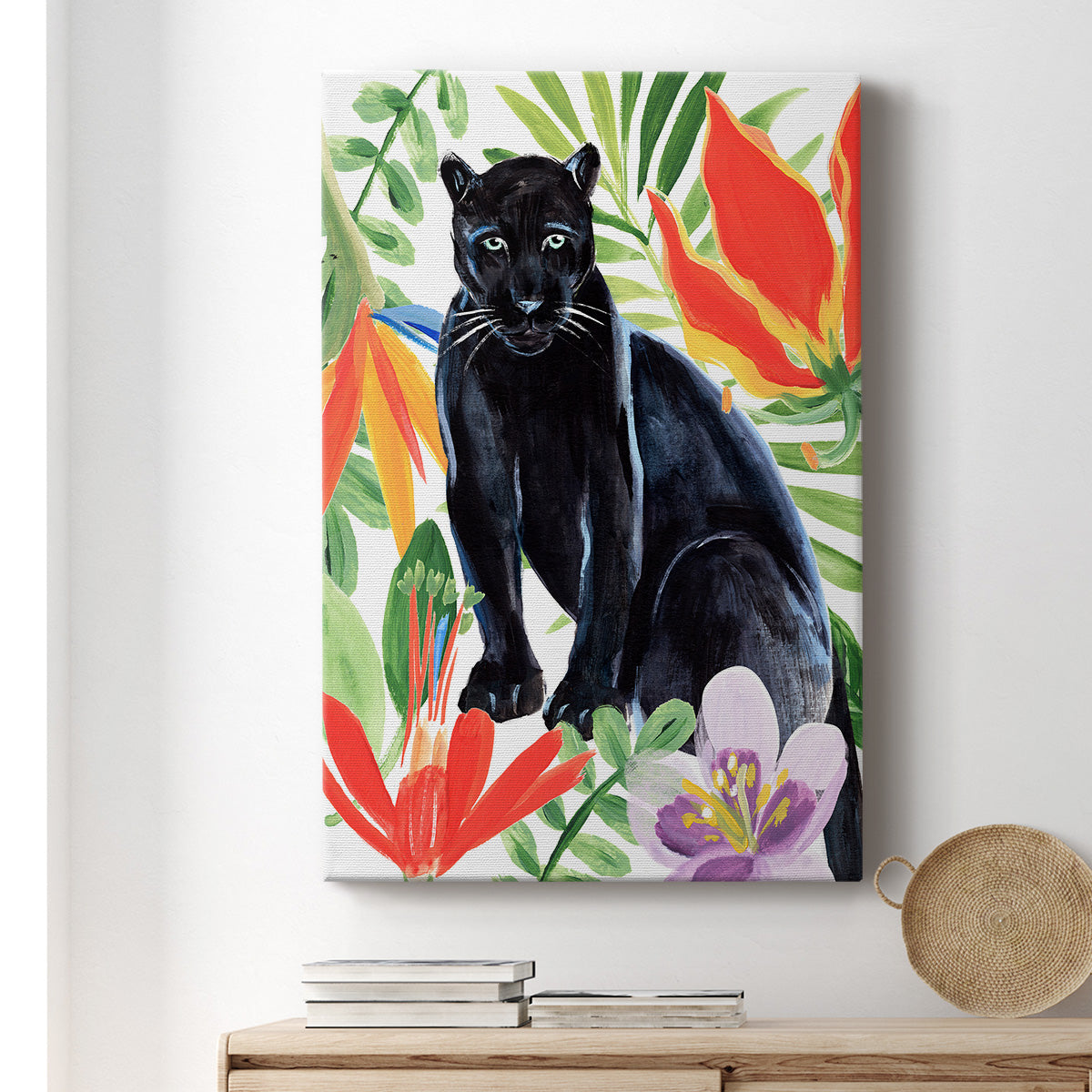 Panther's Paradise II Premium Gallery Wrapped Canvas - Ready to Hang