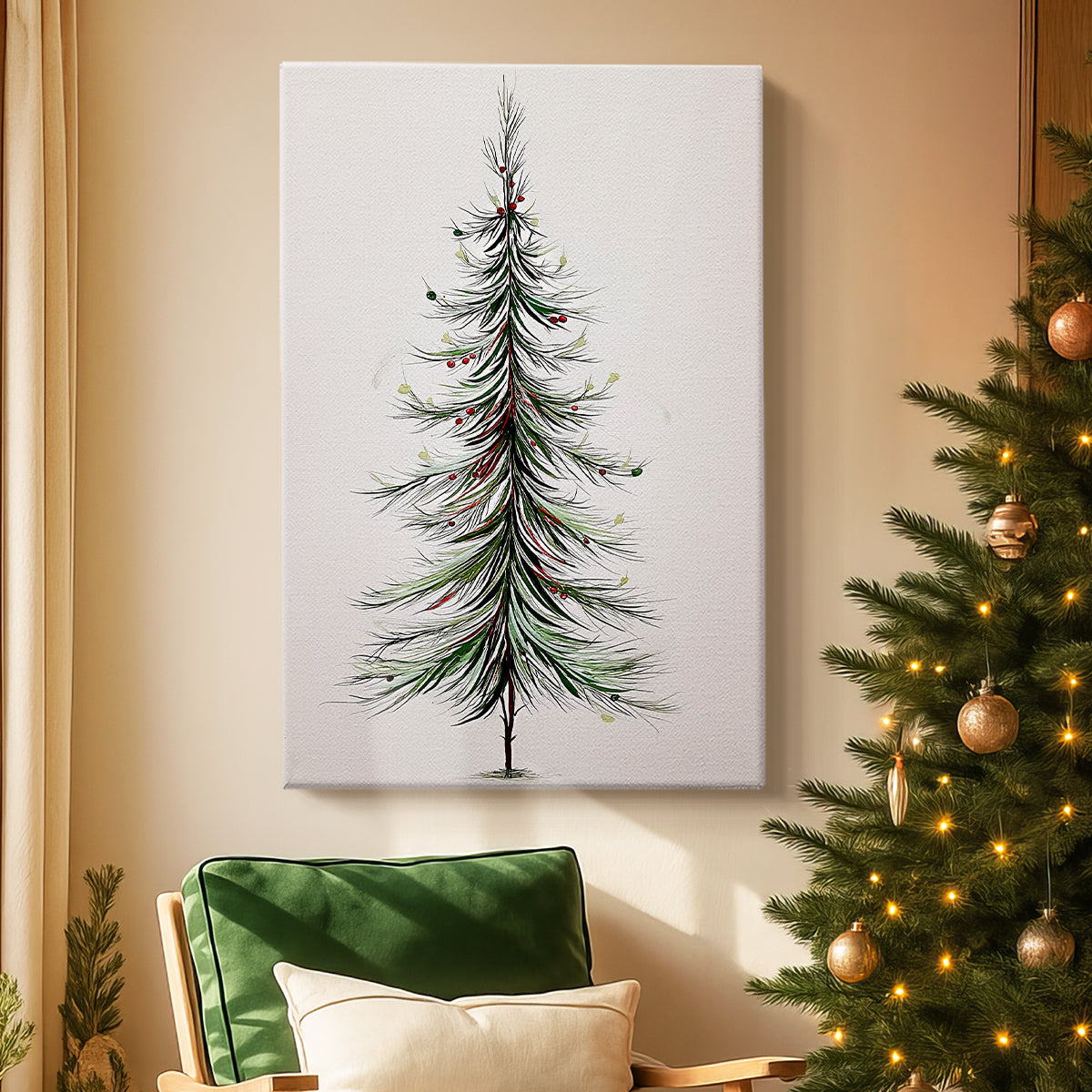 Night of Silver Blessing - Canvas Art Print