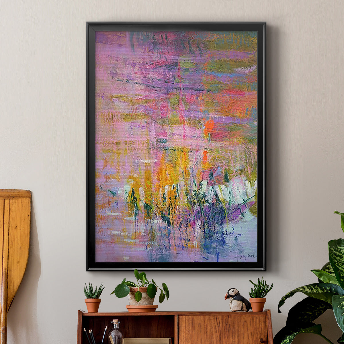 Twilight Resting - Modern Framed Canvas Print