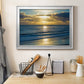 Beach Sunset Surfers Premium Classic Framed Canvas - Ready to Hang