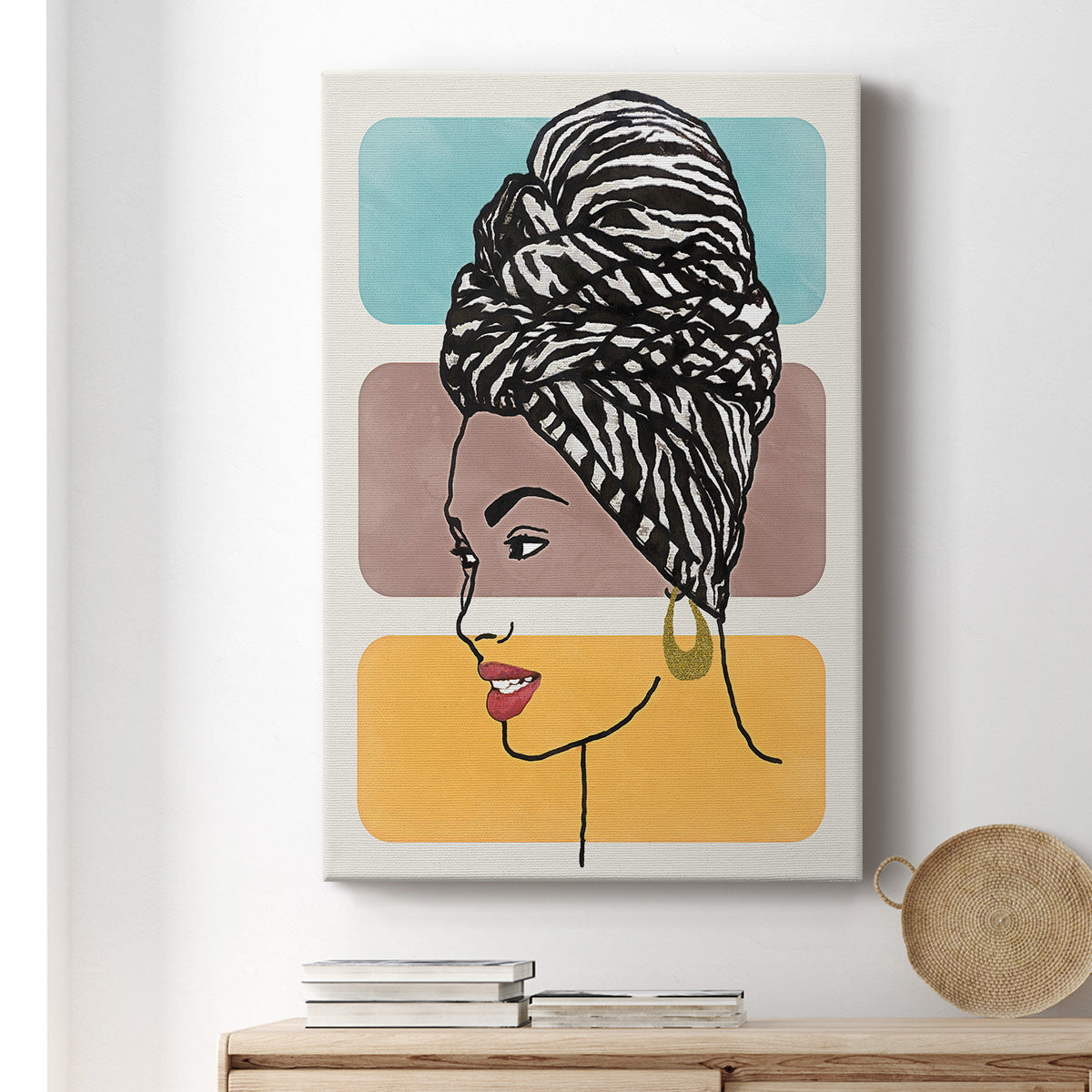 Head Wrap II - Canvas Art Print
