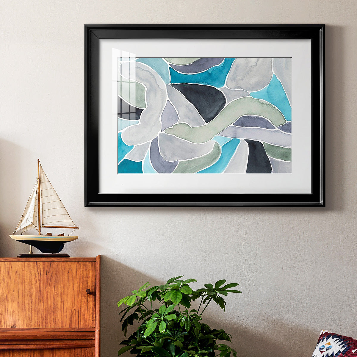 Subtle Billows II Premium Framed Print - Ready to Hang