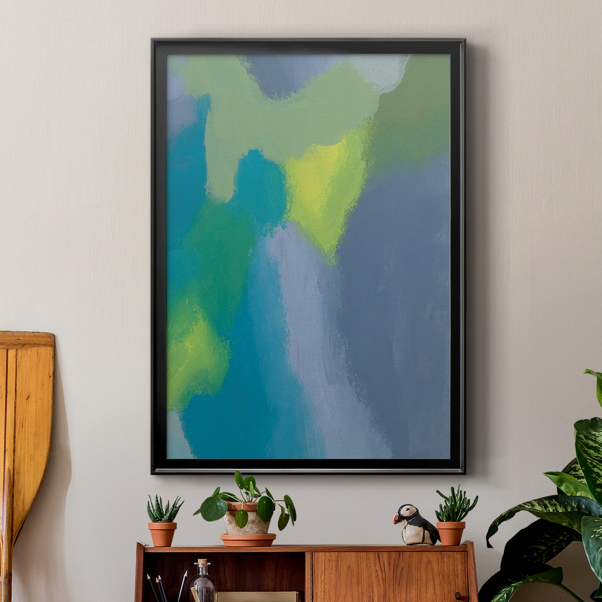 Lost in Memories III - Modern Framed Canvas Print