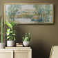 Trees on the Creek I - Floater Framed Canvas Print