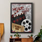 Movie Night II - Modern Framed Canvas Print