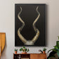 Spiral Antelope Horns -  Framed Canvas Print