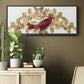 Red Bird Christmas Collection D - Floater Framed Canvas Print
