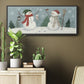 Snowmen VI - Floater Framed Canvas Print
