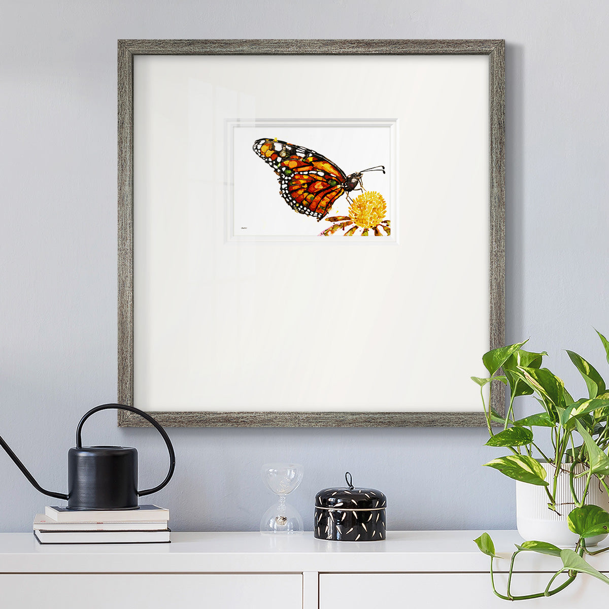 Wings I Premium Framed Print Double Matboard