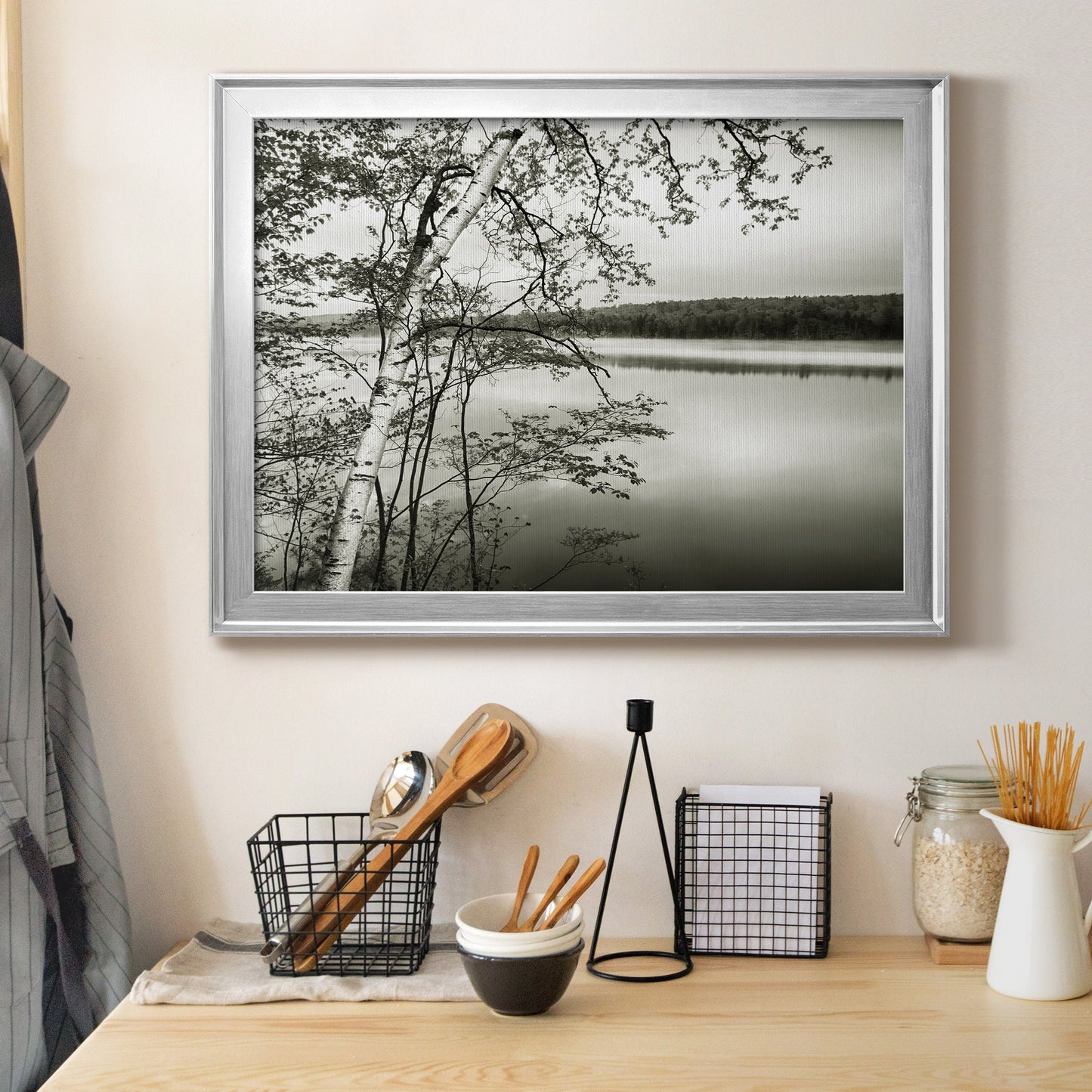 Adirondack Reflections - Modern Framed Canvas Print