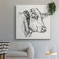 Holstein Portrait Sketch I - Canvas Art Print