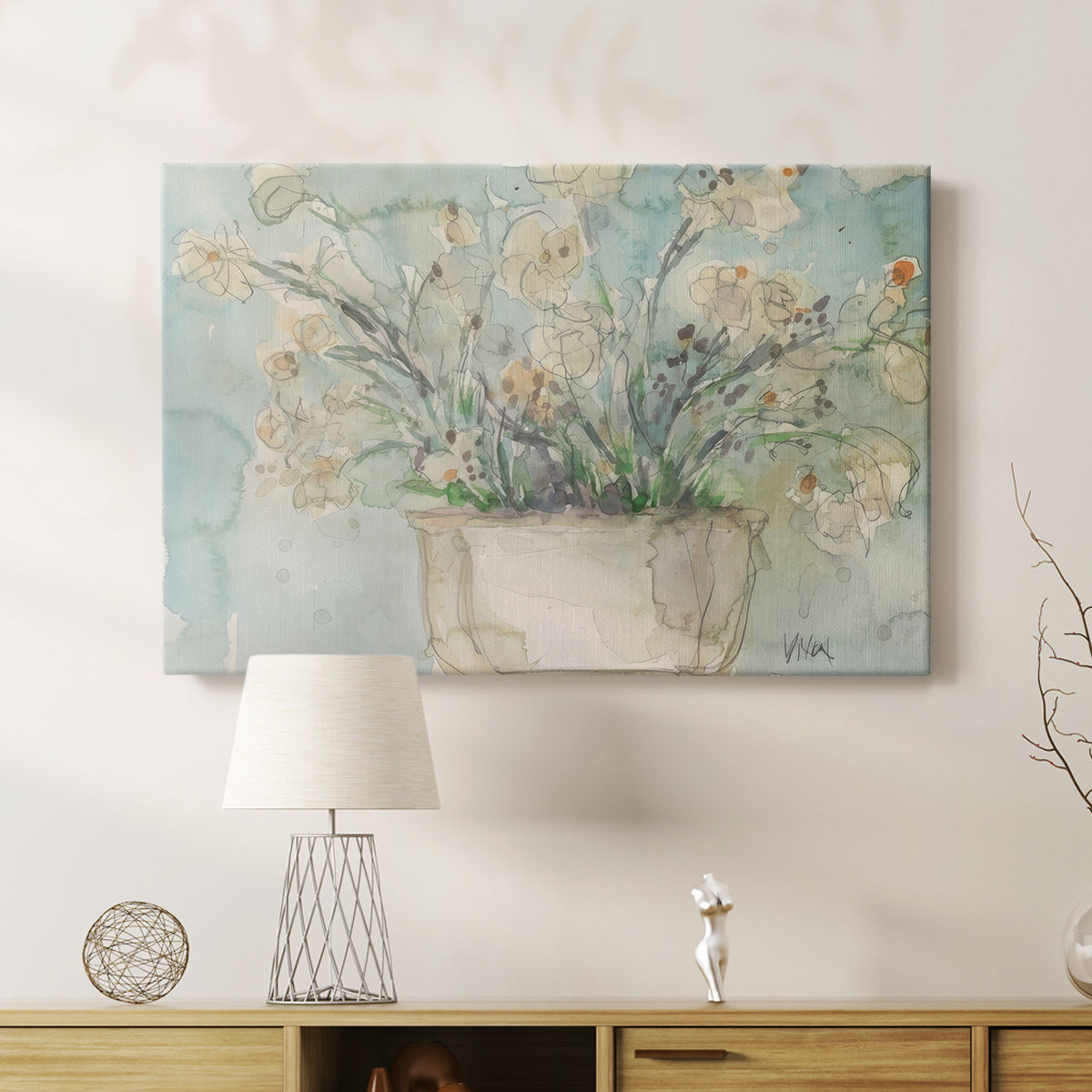 Tabletop Display I - Canvas Art Print